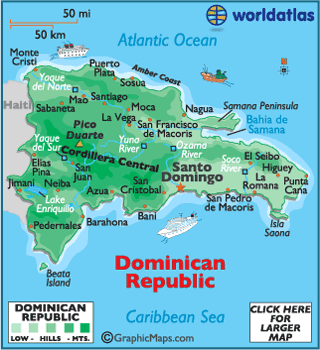 Dominican Republic Map